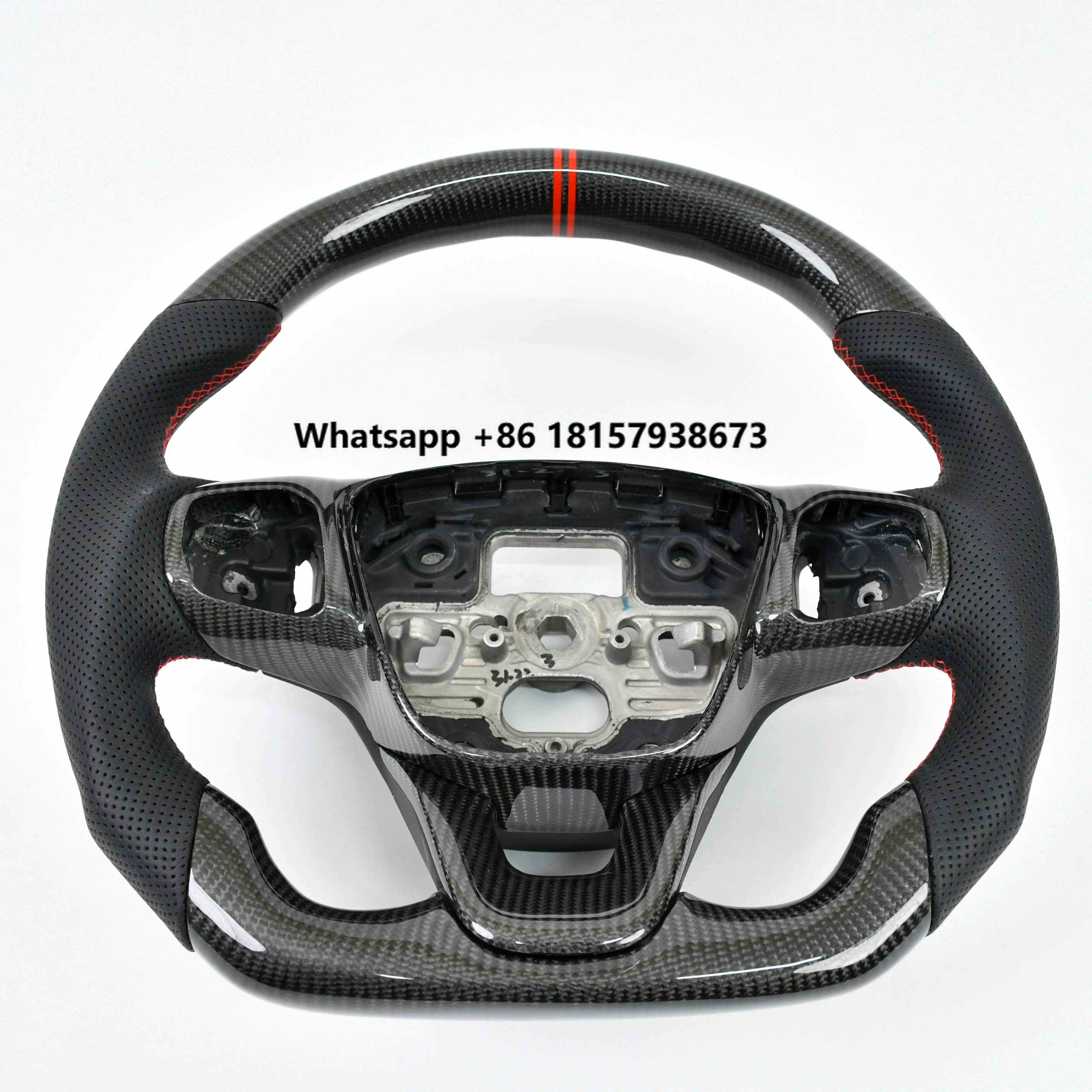 

CarbMod Custom Brand New Real Carbon Fiber Steering Wheel for Mach-E Carbon Fiber Accessories