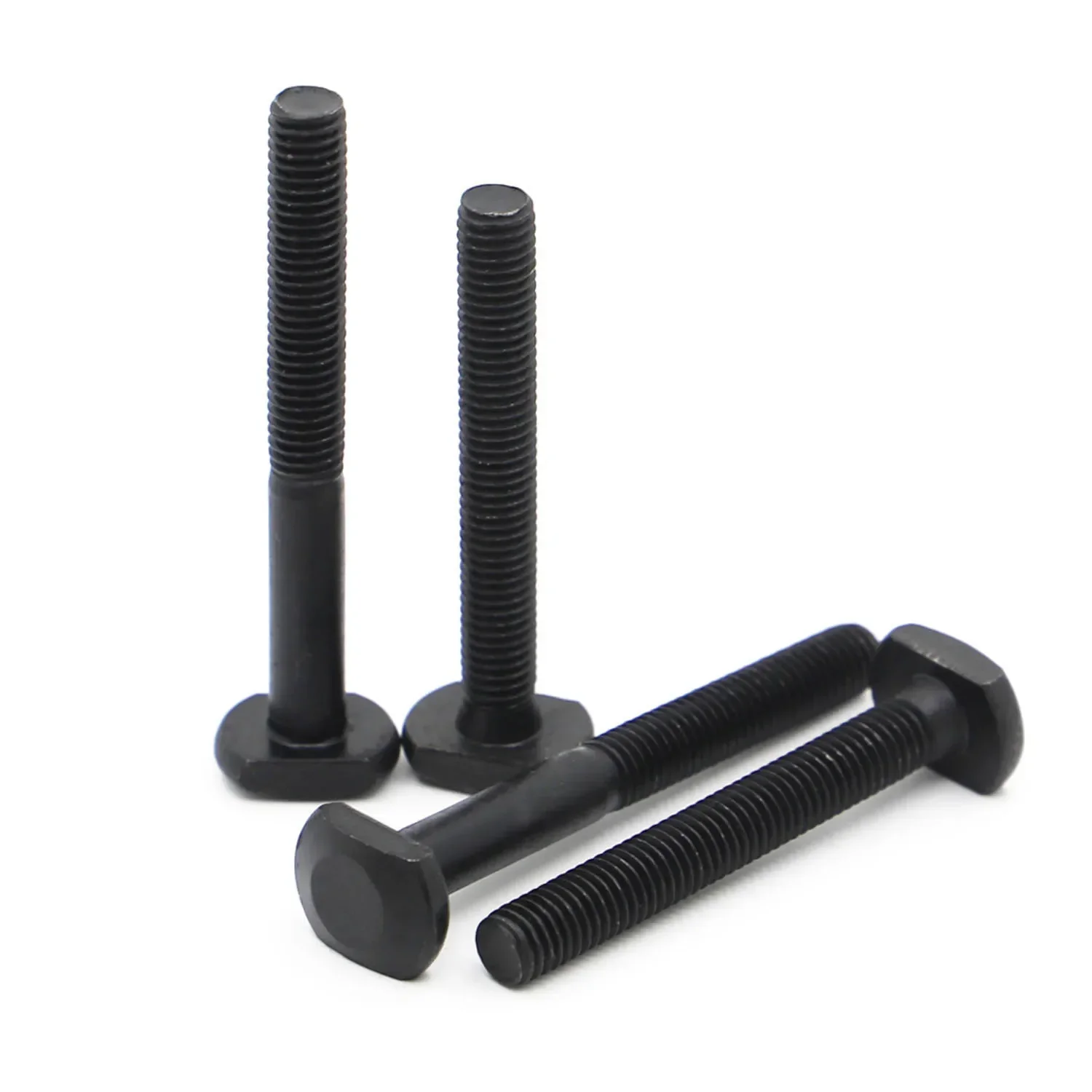 M6 M8 M10 M12 Black Carbon Steel T Shape Punch Milling Machine Screw Threaded Rod Clamping Cap Bolt T-Slot T-head Bolts GB37