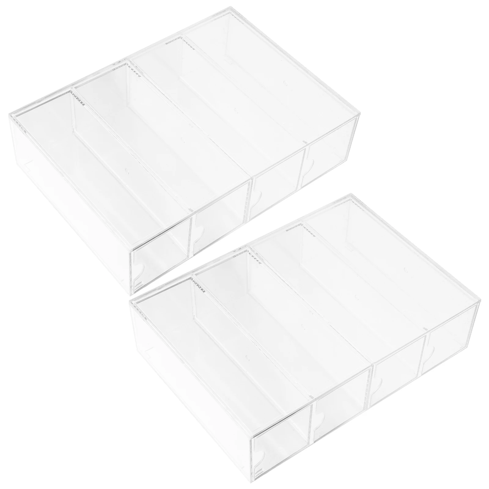 

Sunglasses Display Box Acrylic Eyeglass Holder Clear Case Multiple Glasses Storage ganizer Drawer Water Resistant Stackable
