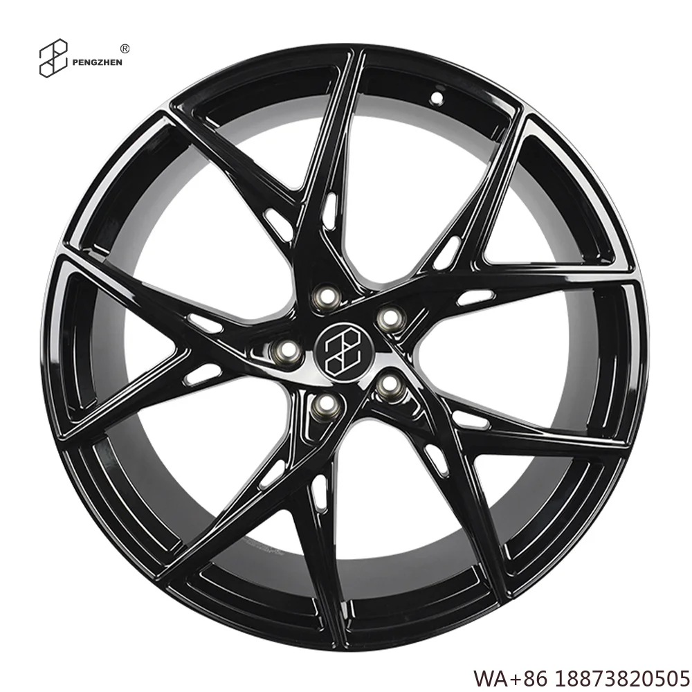 For  Gloss Black Monoblock Staggered 24 Inch Car Rims for Jeep Wrangler 2021