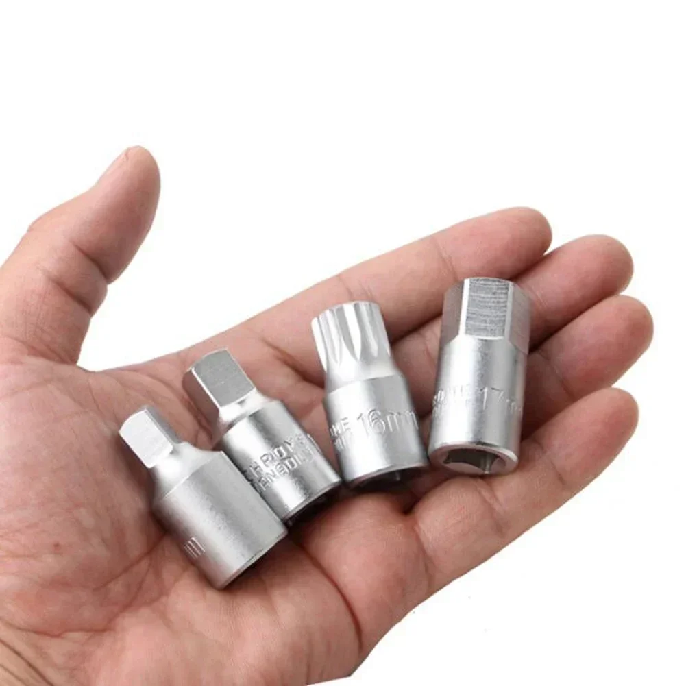 1pc Oil Sump Drain Plug Socket Wrench 3/8 Drive Auto Repairing Gearbox Screw Wrench Hand Tools Parts Accessories