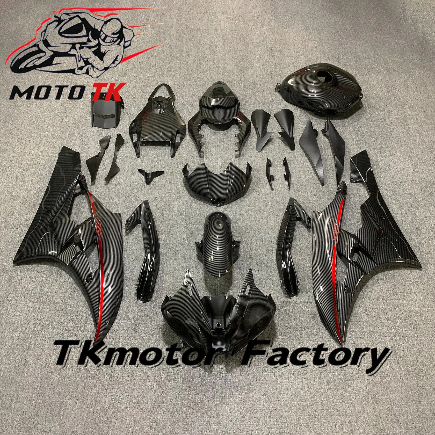 Motorcycle Fairing Kit Fit For Yamaha YZF R6 2006 2007 New ABS Full Set Fairings Painted Bodywork 06 07