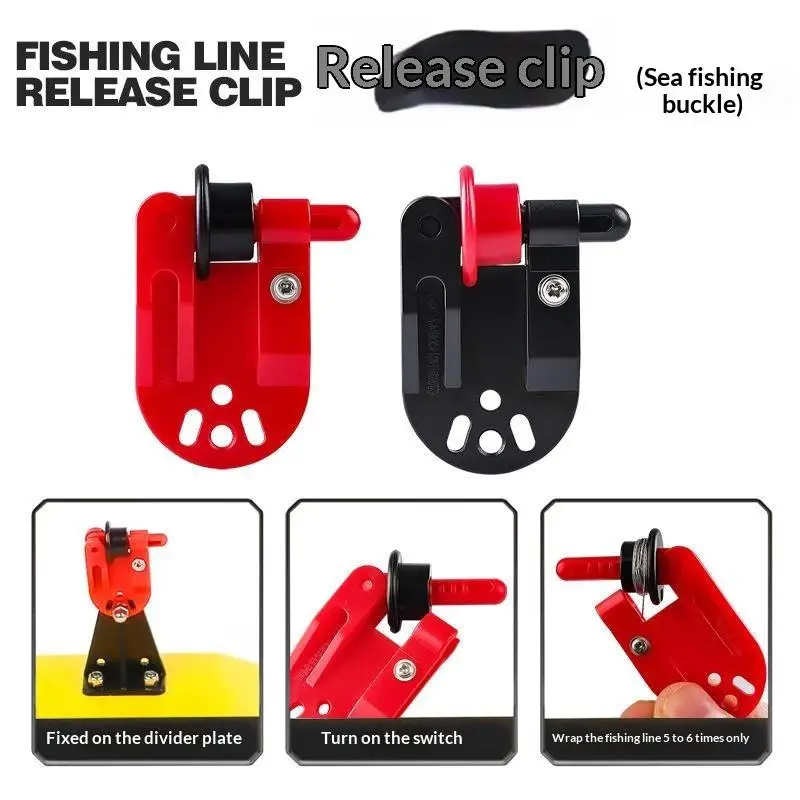 Fishing Outrigger Downrigger Release Clip Heavy Duty Trolling Release Clips For Boat Downriggers Fishing Tension Release Clip