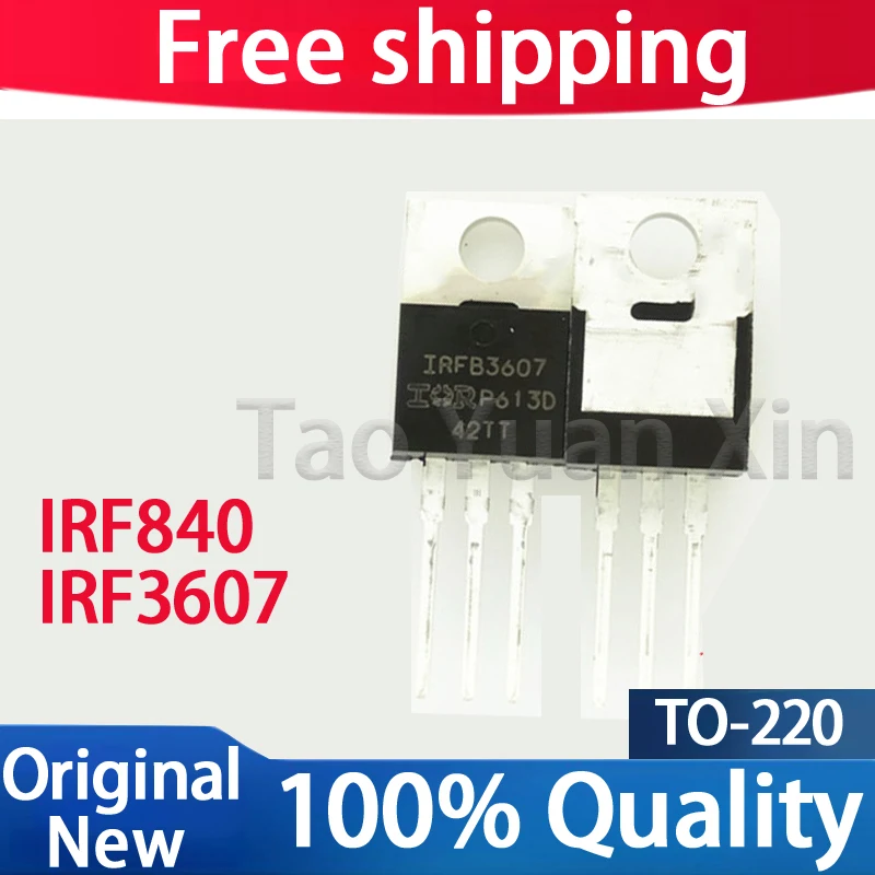 (10piece) 100% New IRF840 IRF3607 TO-220 Chipset