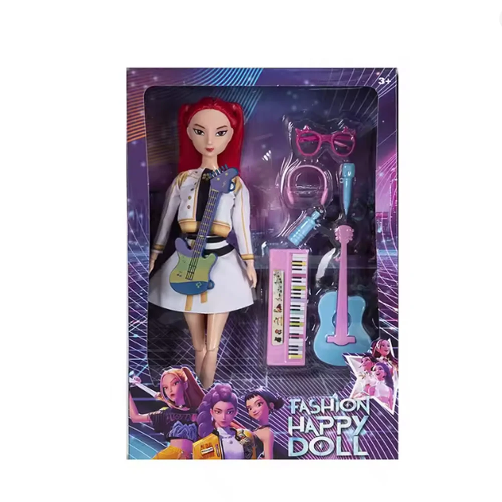 11in Kpop Demon Hunters Vinyl Figurines New K-POP Demon Slayer Miniatures Doll Lumimila Zoey Desktop Ornament Decoration Gifts