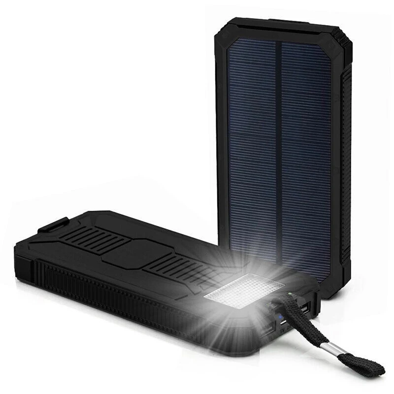 

20000mAh Solar Power Bank Powerbank for iPhone 16 Samsung S22 S21 Xiaomi Battery Portable Solar Charger Mobile Phone Poverbank