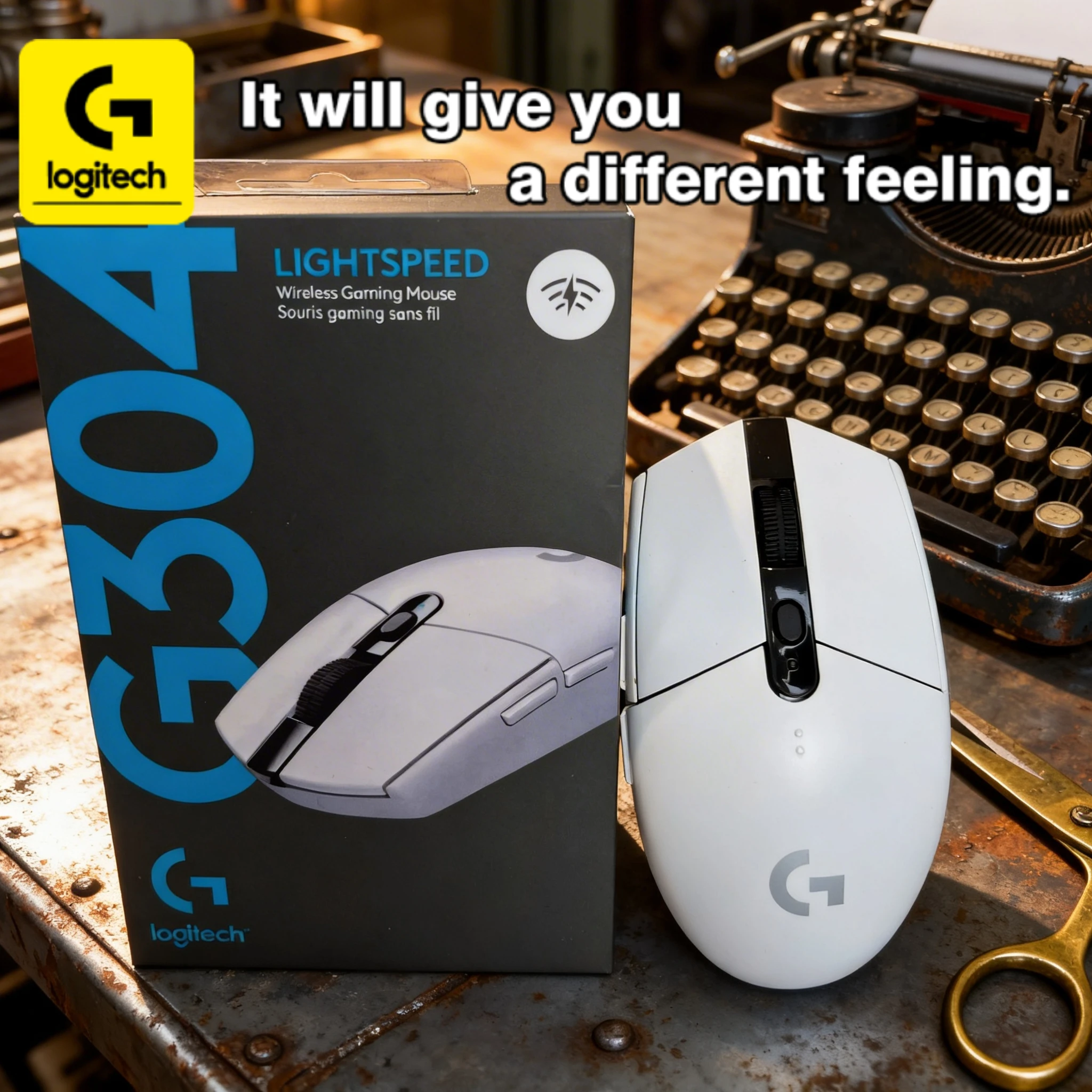 Logitech G304/G402/G203 Lightspeed Wireless Gaming Mouse: 6 programmable buttons, 400 IPS response time