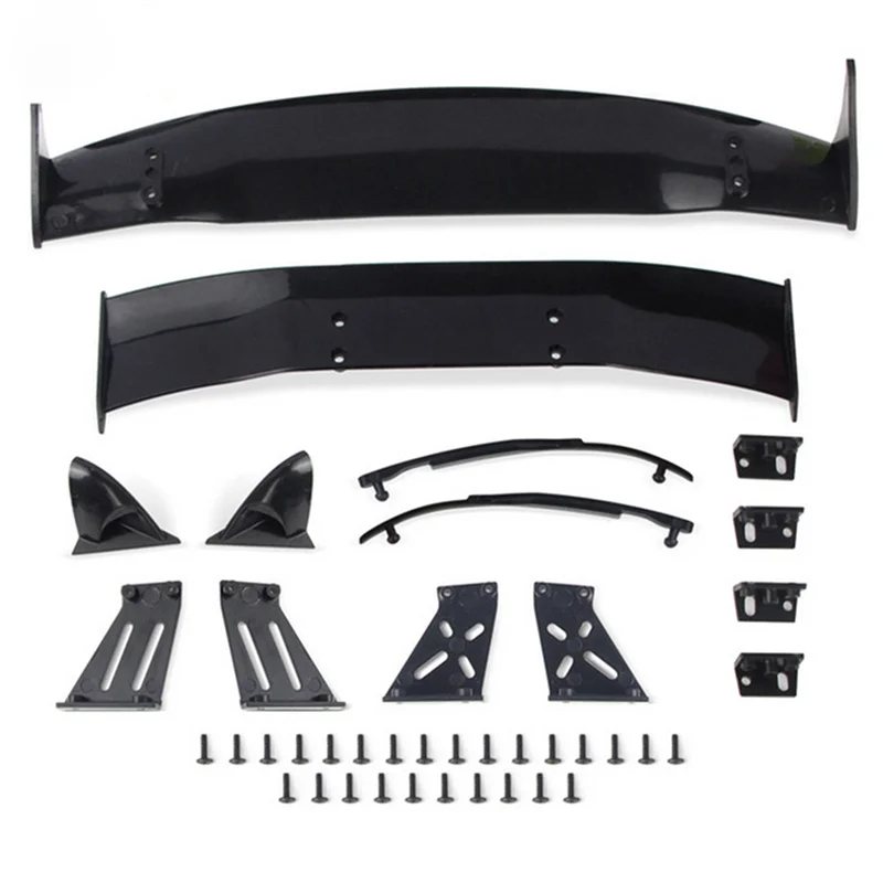 Hot Koop 4X Voor 1/10 RC Racing Drift Auto Achtervleugels Drift Road Body Spoiler Wing Universele Onderdelen Accessoires