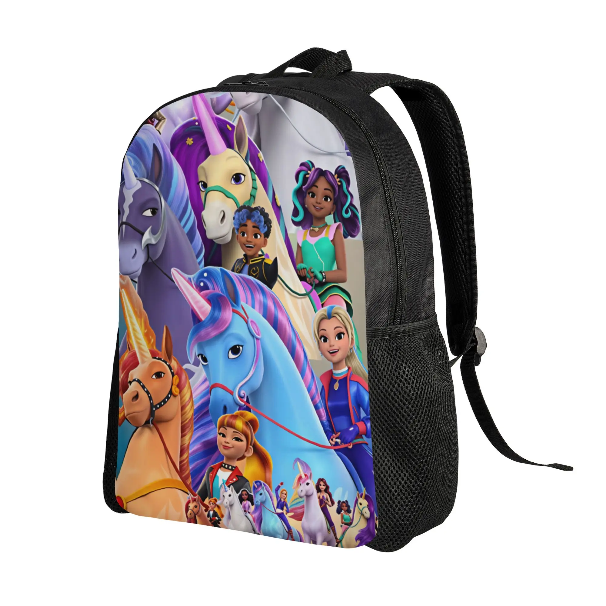 Cute Unicorn  Backpack Male  Soft Backpacks Polyester Style School Bags Travel Design Rucksack