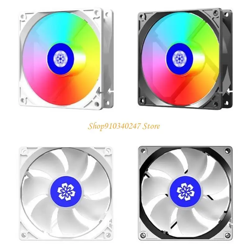 

Q22A Тихий 90-мм вентилятор в корпусе для ПК с ARGB-синхронизацией и интеллектуальным регулированием скорости PWM