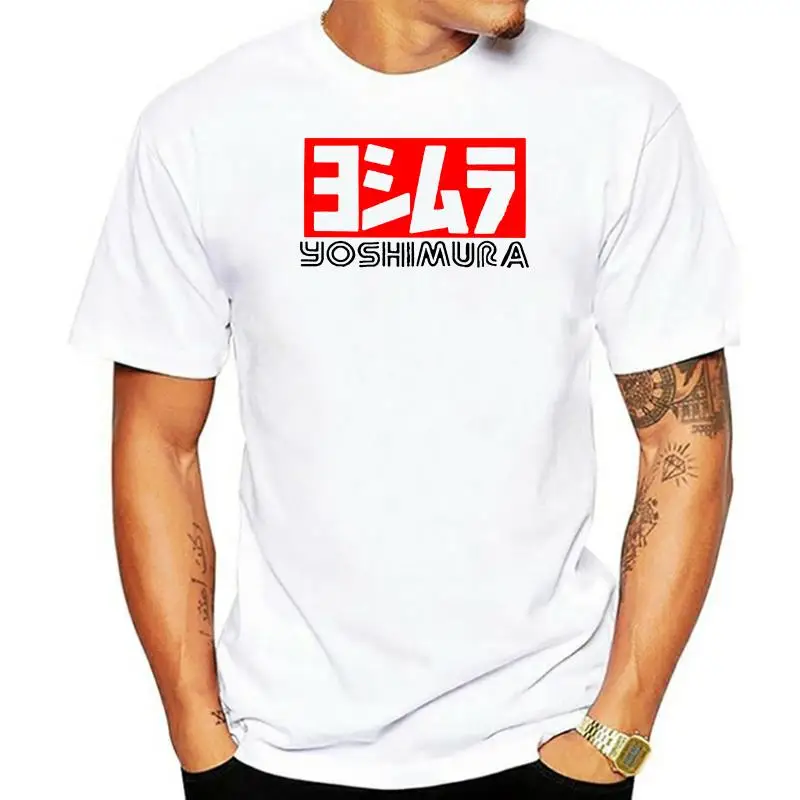 Yoshimura Japan Mens Tees S to 3XL White T-shirt cotton tshirt men summer fashion t-shirt euro size