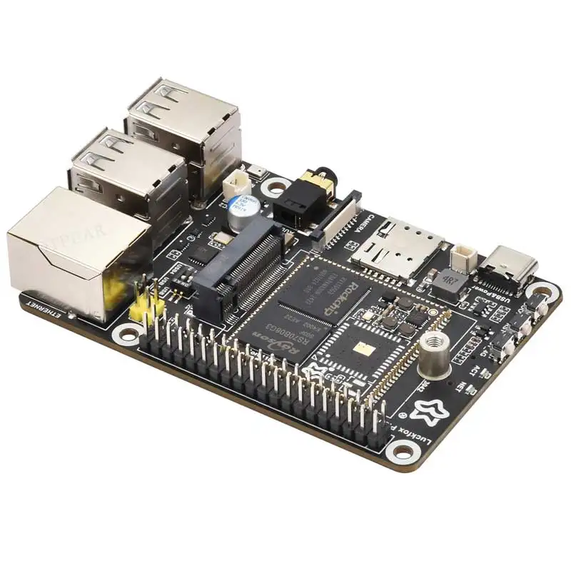 Luckfox Pico Pi A/B 8GB eMMC Opción de micrófono WiFi6/4G Core RV1106 G2/G3 RAM 128/256MB Tamaño del puerto de visualización de audio