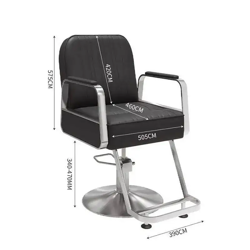 Salon de coiffure barbier chaises ergonomiques Design de luxe chaise de Salon de beauté accessoires de barbier Sillones Barberia meubles de salon de coiffure