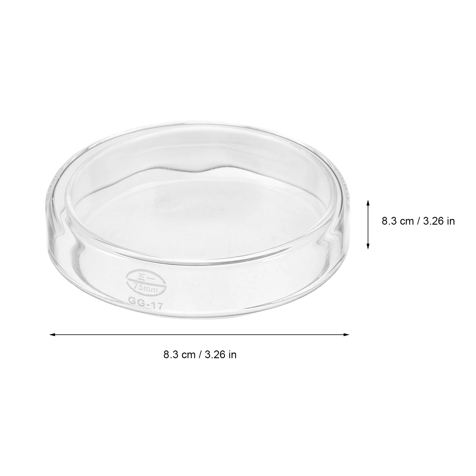 1Set Glass Petri Dish Enhanced Thickening Dish for Cell Culture Scientific Experiments with Lid Petri Dishes Bulk
