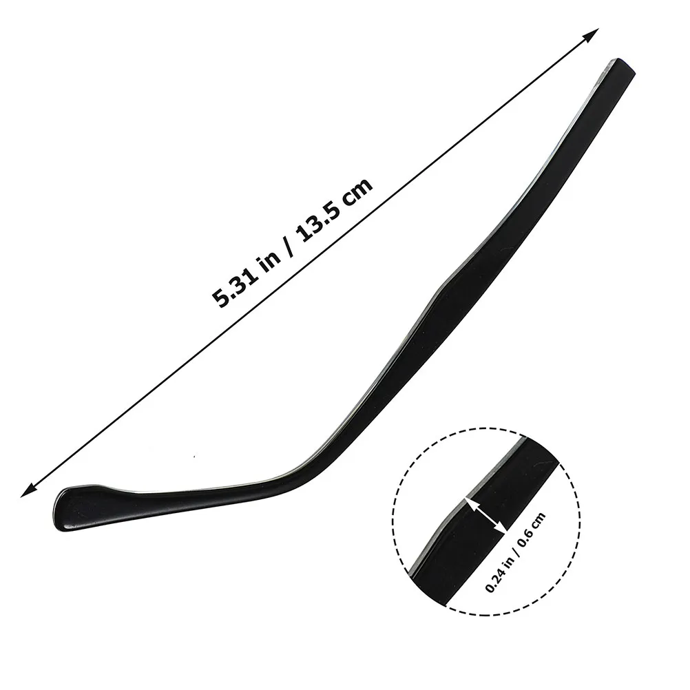 2 Pairs Sunglasses Arms Replacement Metal Eyeglasses Replacements Temples Accessories Repair Parts Rimless