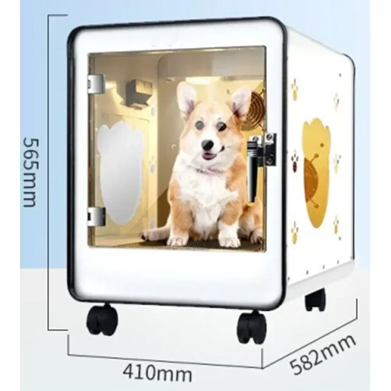 

Small household hair dryer, dog hair dryer, desktop electric pet drying box, hair dryer for cats.