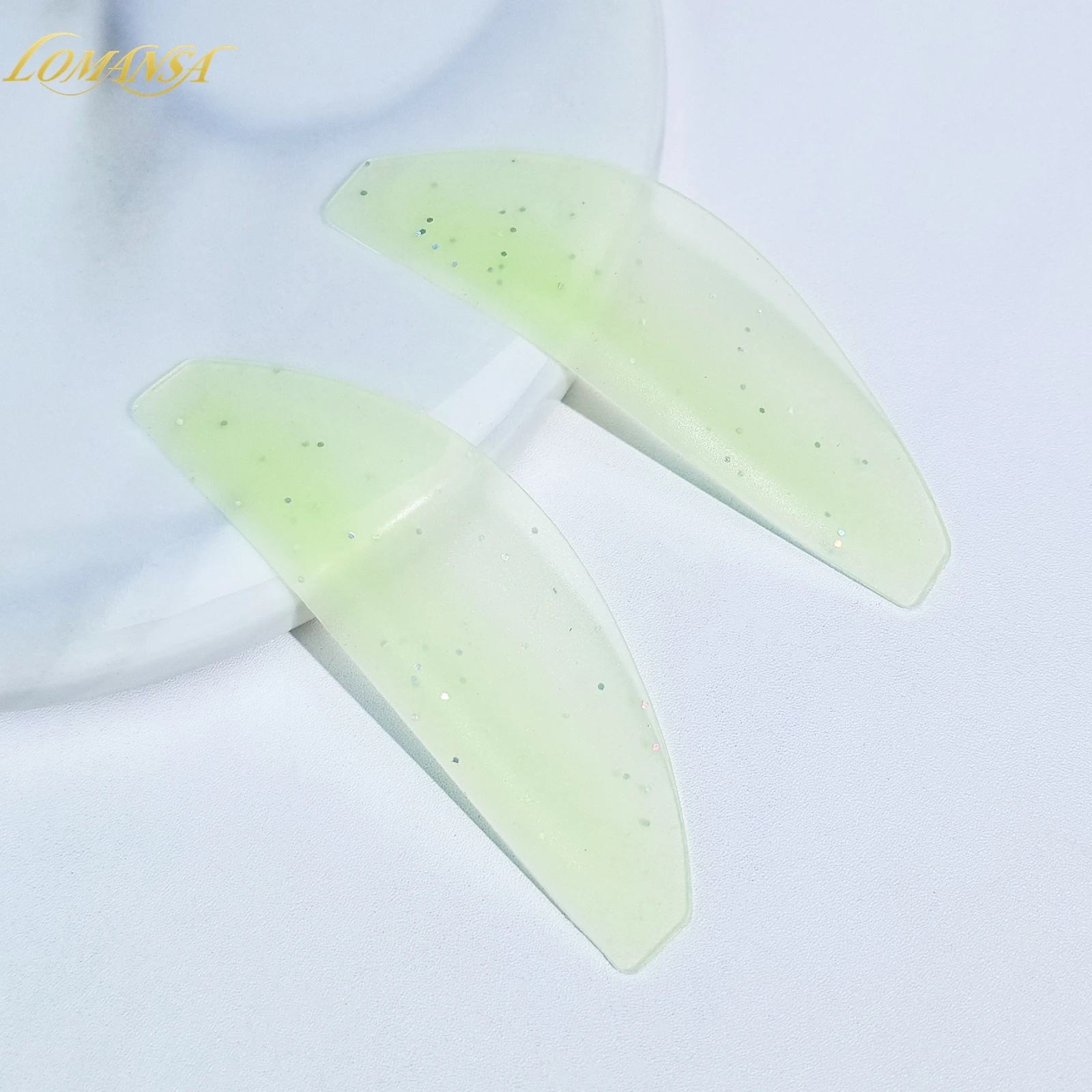 Lomansa 2 Stück Koreanische Wimpernlifting-Pads Flache Silikon-Pads für Dauerwellen-Lotion Nr. 1 Wimpern-Weichmacher-Pads Make-up-Tool – Detail 14