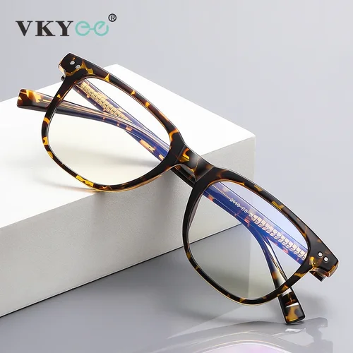 VICKY, diseño geométrico minimalista clásico, gafas graduadas personalizables para mujer, gafas de lectura con protección contra luz azul 2119