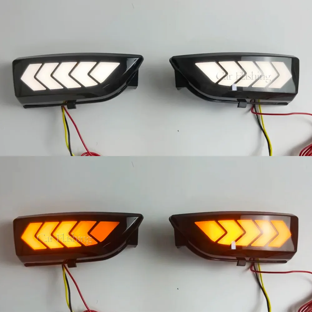 For Ford 12-19 Ranger, Cavalry Ranger T6, flowing turn signal, rearview mirror, daytime running light view 4