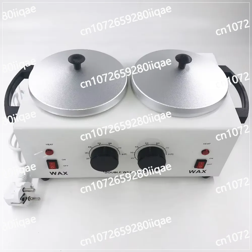 220V/ 110V Double Pots Depilatory Wax Warmer Machine Paraffine Wax  Heater Hand Feet SPA Epilator Hair Removal Tool