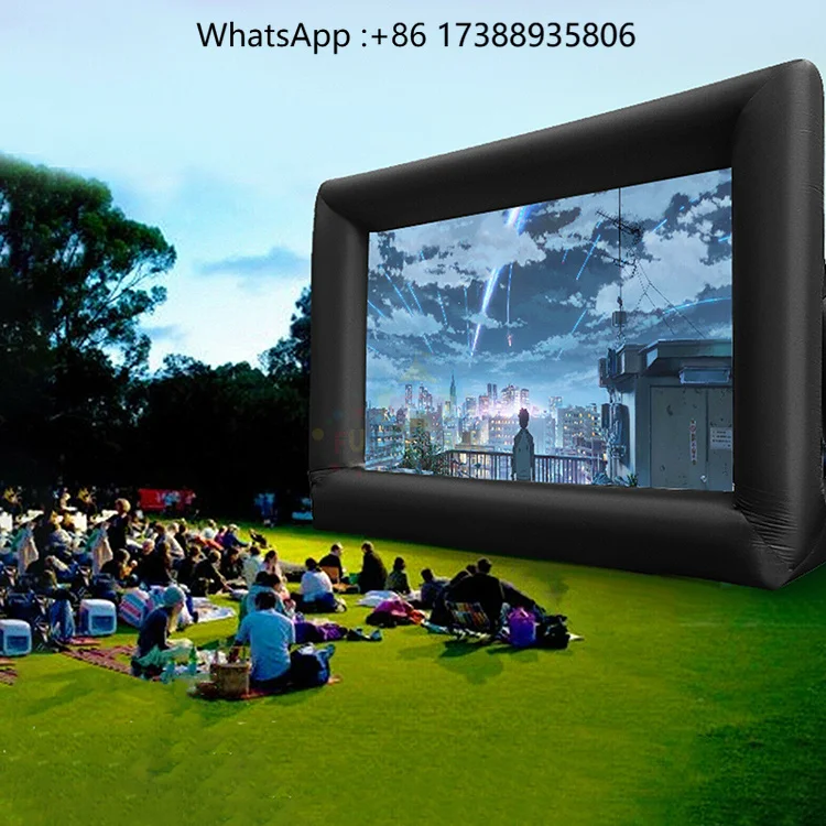 Large Adversting Inflatable Screen Outdoor Movie Advertising Models Inflatable Tv Projector Screen Cinema Equipment