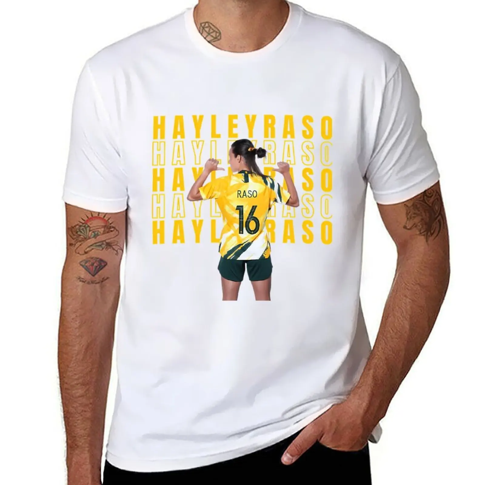 Camiseta Hayley Raso para hombre, camisetas de algodón de verano, camiseta 100% para hombre