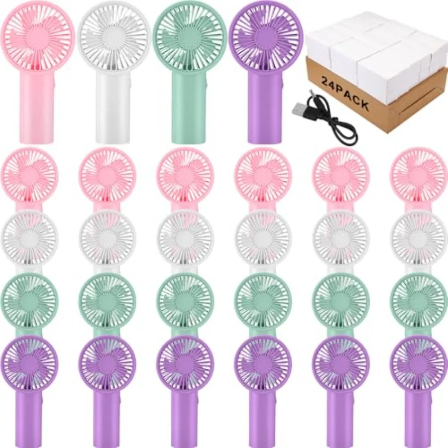 

Handheld fan for travel, beach, camping employee appreciation; ABS plastic, black; USB rechargeable, lightweight, individually