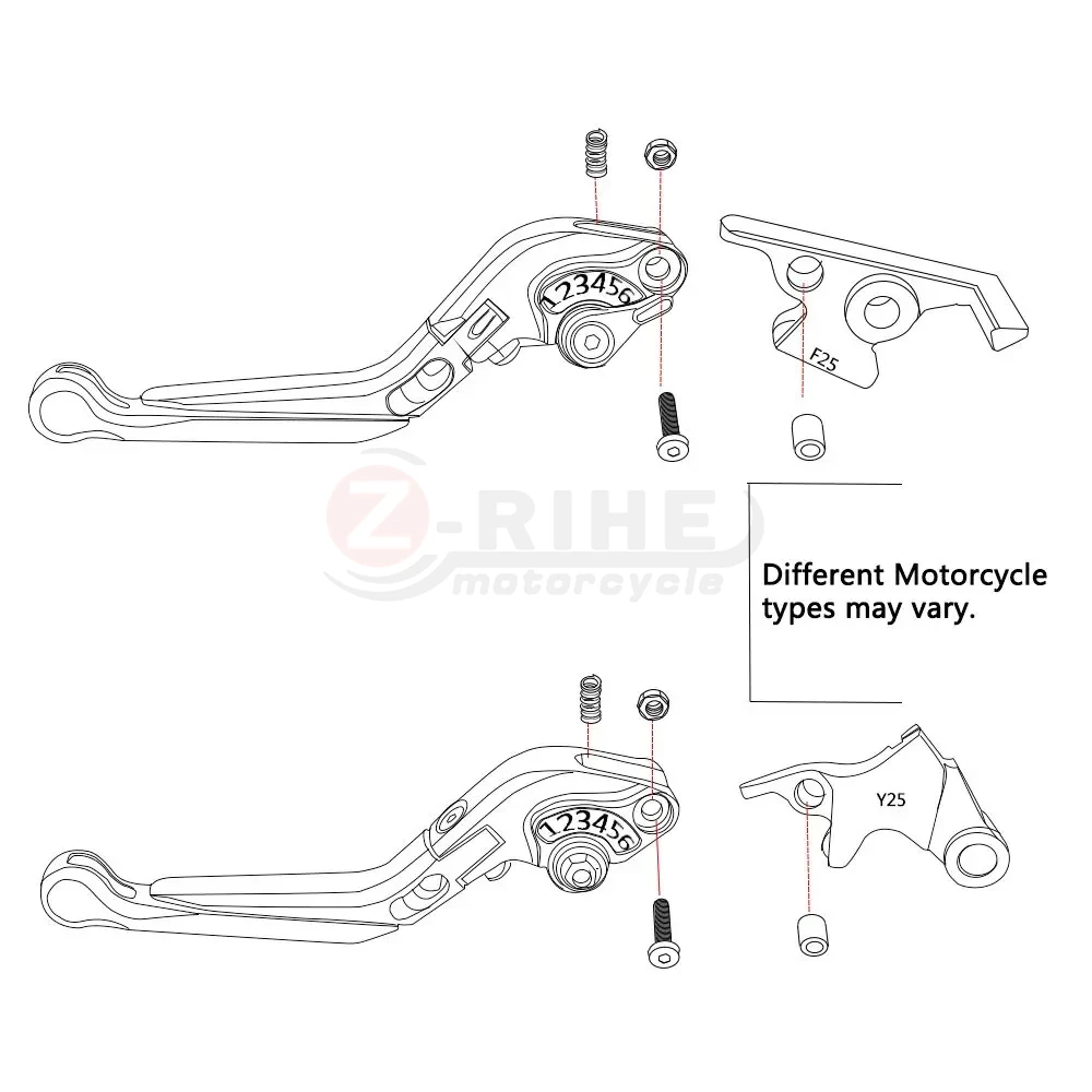 لياماها XJR1300 XJR 1300 المتسابق 2004-2016 2015 2014 2013 دراجة نارية مخلب رافعة الفرامل رافعة مجموعة اكسسوارات مقبض العتلات