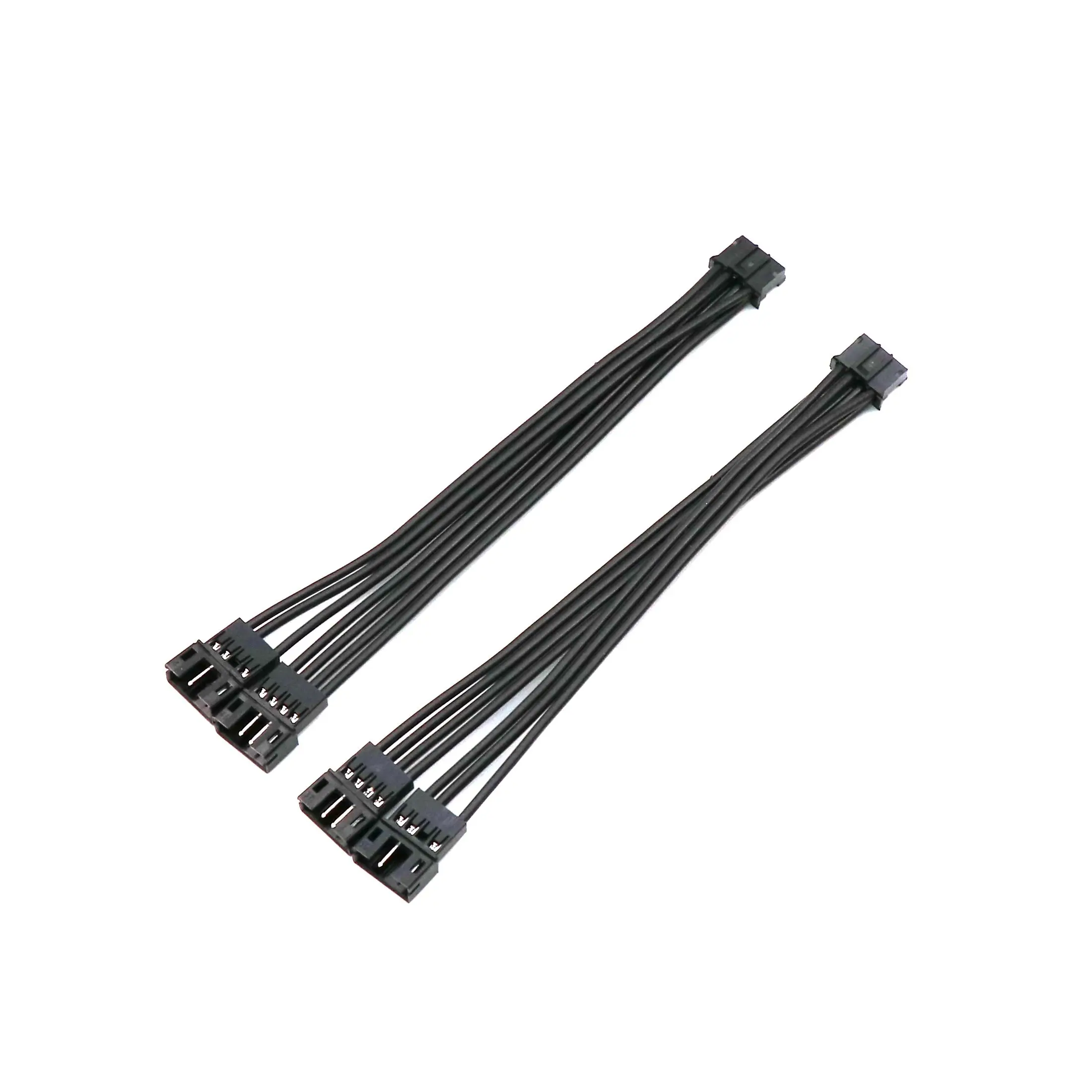 Angitu 1pc Mini 4Pin Fan Splitter Adapter Cables For Graphic Card Ph2.0 4Pin GPU Fan Extension Cables 15cm 30cm