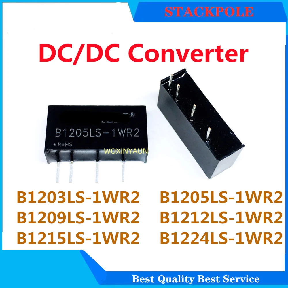 (2pcs) B1212LS-1WR2 B1215LS-1WR2 B1224LS-1WR2 [ SIP4 1W DC/DC ] B1212LS B1212 B12LS B1224LS SIP-4