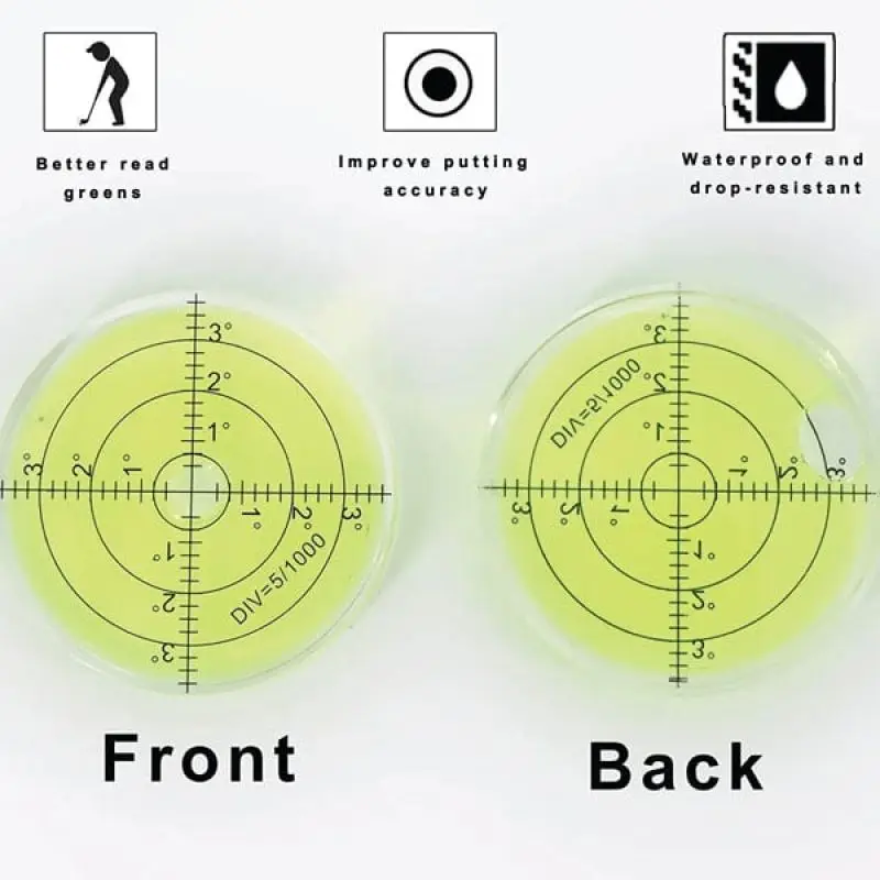 Pro Putt Green Reader Poratble Golf Putting Tool For Golfer Golf Ball Marker High Precision Level Aid Golf Accessories