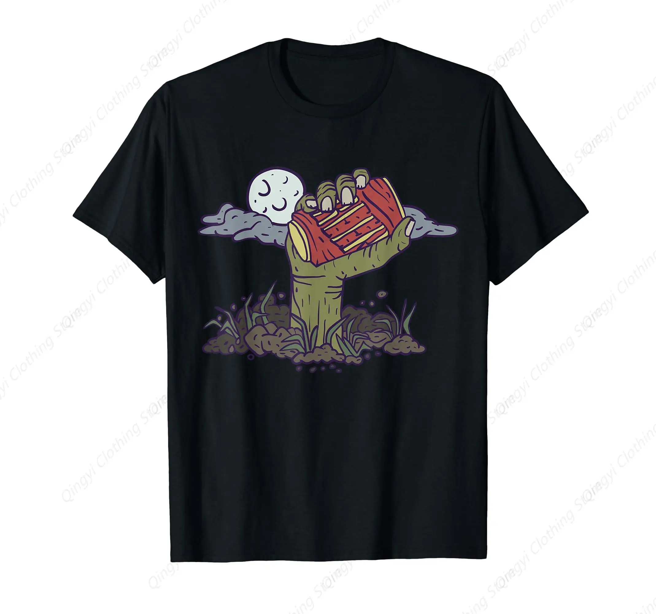 

Interesting Halloween, There Are Zombies Haunting T-Shirts In This Place