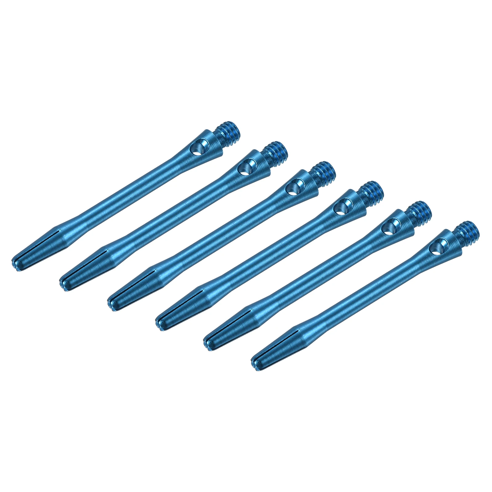 6pcs Aluminum Dart Shafts, Medium 2BA Thread Dart Stems Dart Accessories Throwing Fitting 35/45/48mm for Steel Tip