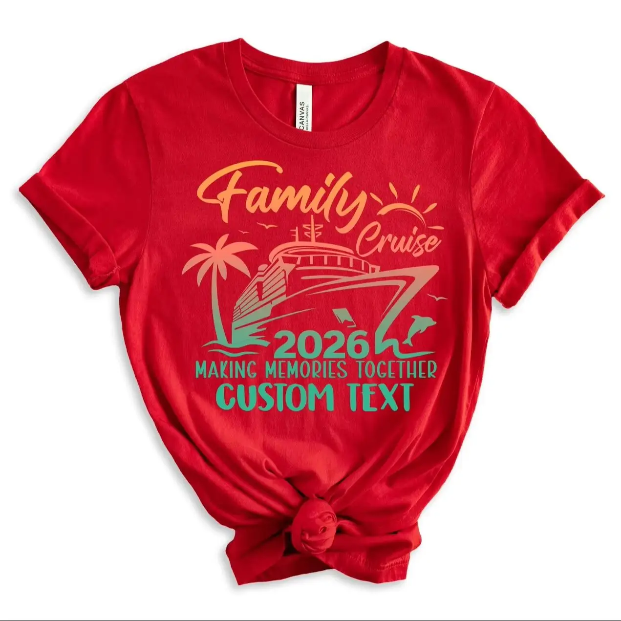 Custom Family Name Text 2026 Cruise Shirt Matching Family Class Vacation Cruise Shirt Personalized Unique Gift Unisex Cotton Top