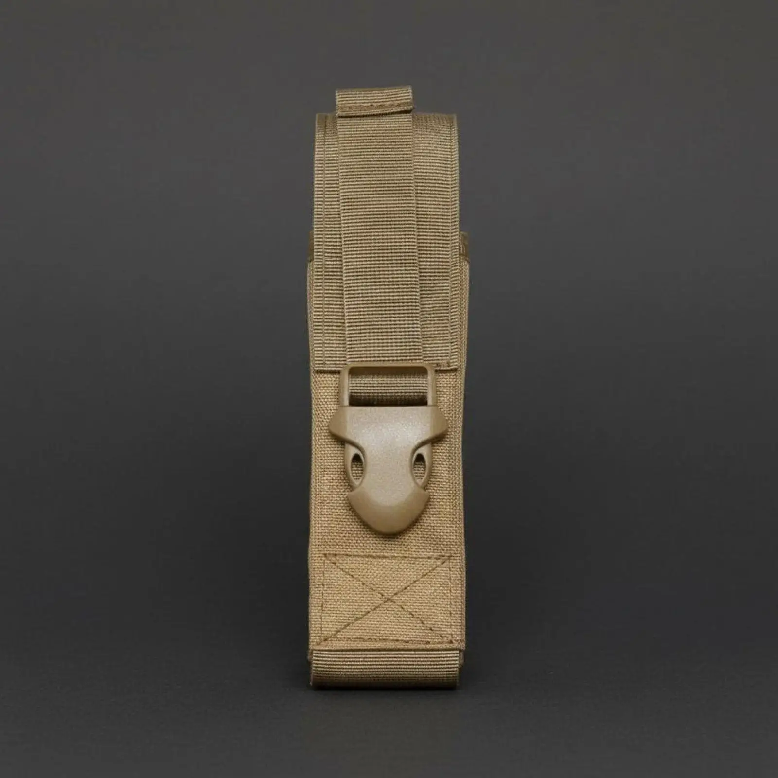 Pouch 1000D Nylon MOLLE Utility Flashlight Holder Gear Case Belt Clip for Hiking Camping