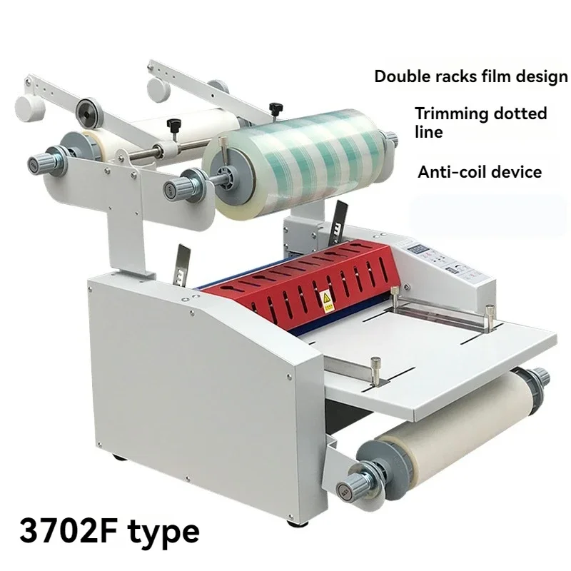 Double Film Laminating Machine Automatic Speed Control Anti-crimp Cold and Hot Laminating Roll