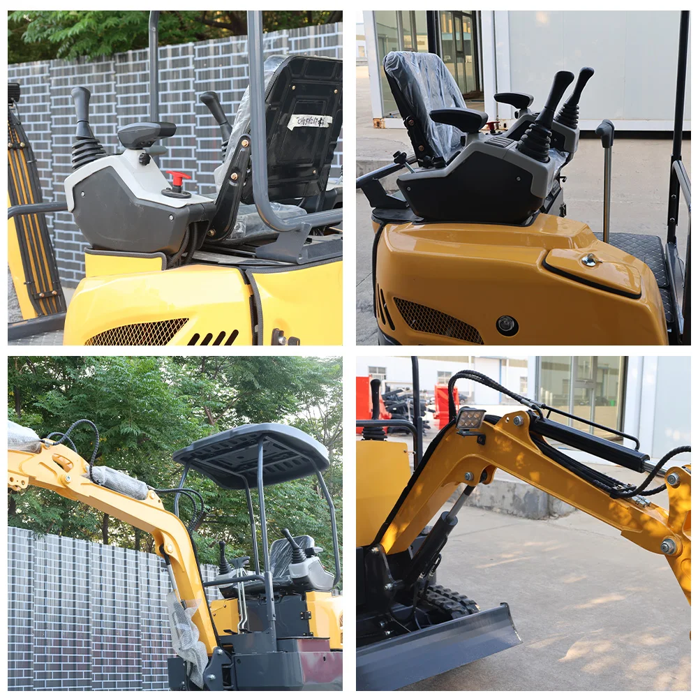 شحن مجاني 1.8 طن حفارة صغيرة لكوبوتا ديزل حفارة متعددة الأغراض قوية للمناظر الطبيعية CE الزاحف حفار صغير