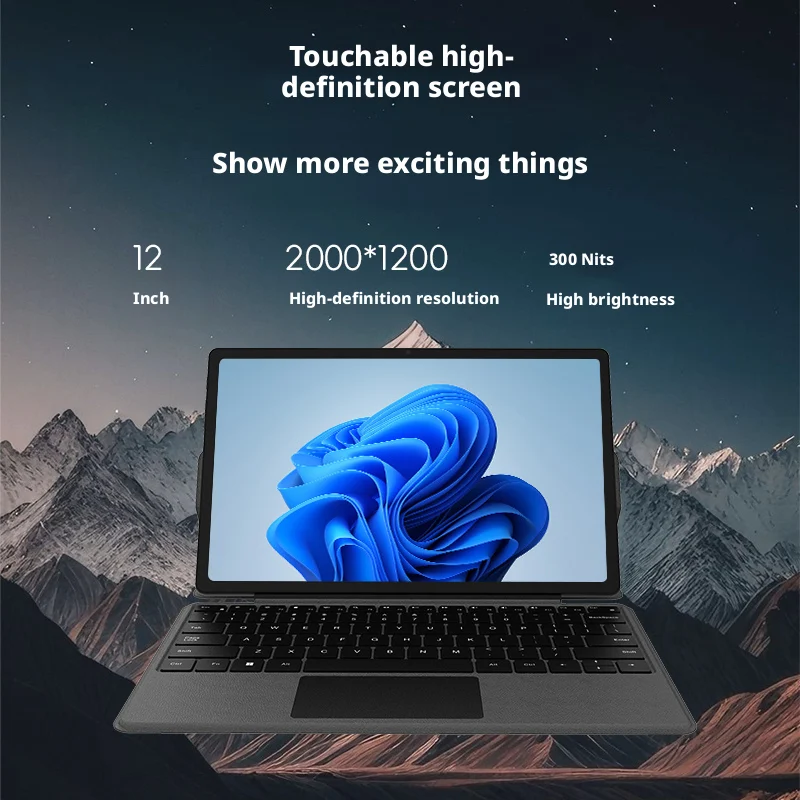 2026 New Pad v12Pro 2-in-1 Laptop Tablet 11.9
