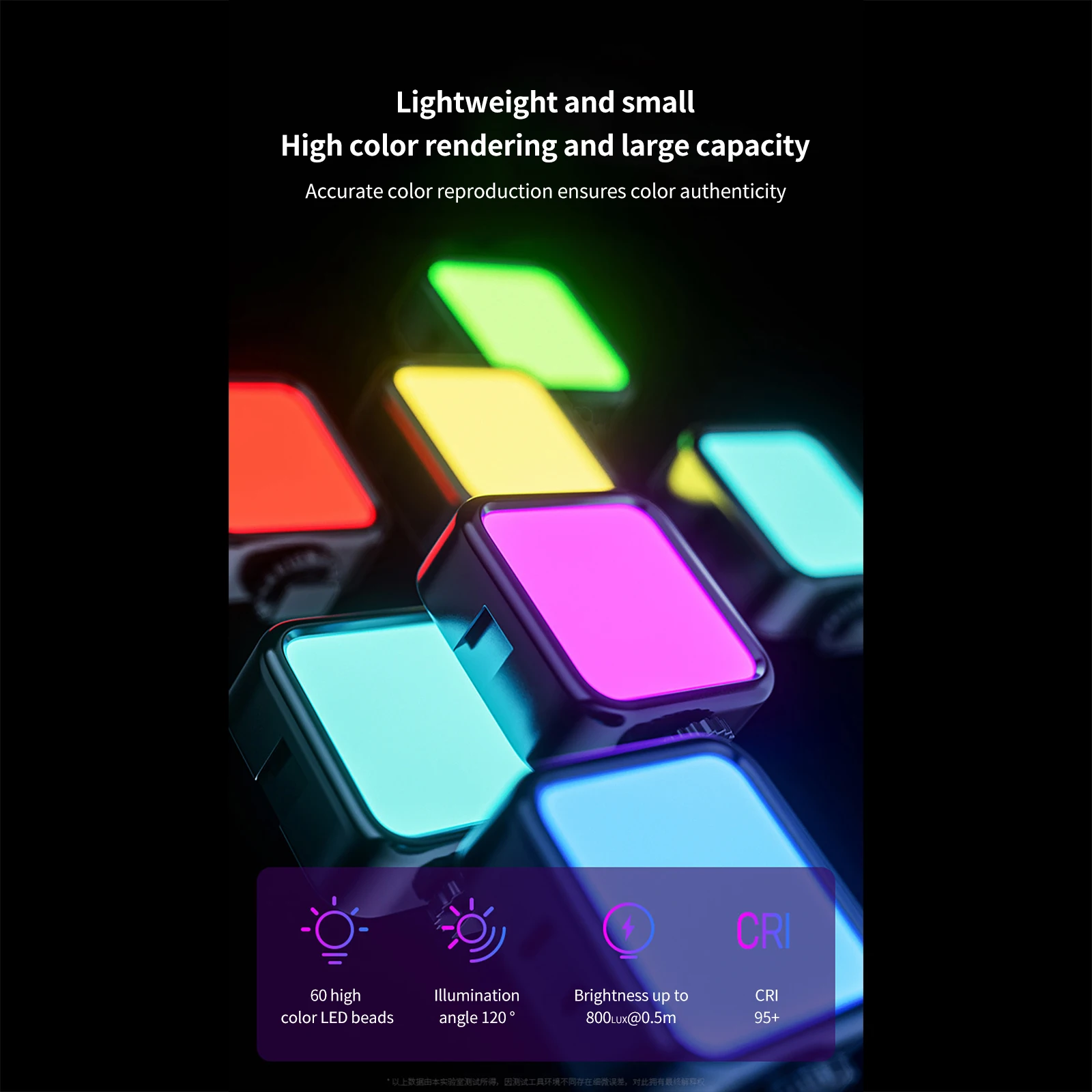 RGB Fill Light With Hot Boot Pocket LED Selfie Light For iPhone Samsung Mobile Phone Video Photo Photography Lamp With Tripod