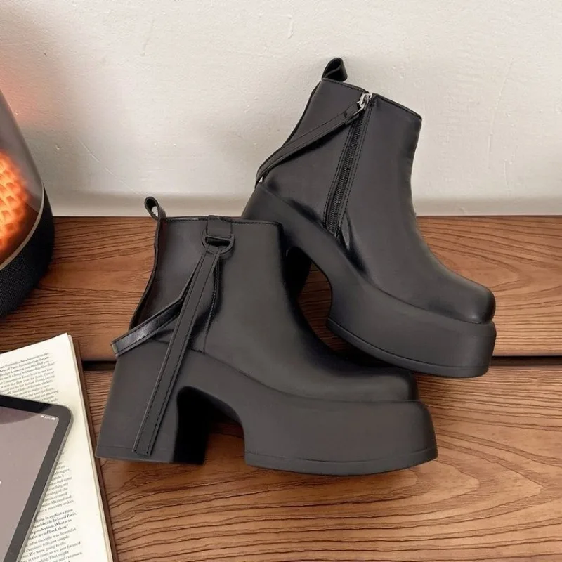 جديد جولة تو الجانب سستة منصة عدم الانزلاق مزاجه كتلة كعب الجوارب الشتاء الأحذية القطنية