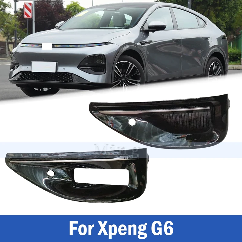 

Front Bumper Trim Frame Lidar Cover Panel Headlight Frame Cover For Xpeng G6 2023-2024 7105143FA2 7105142FA1