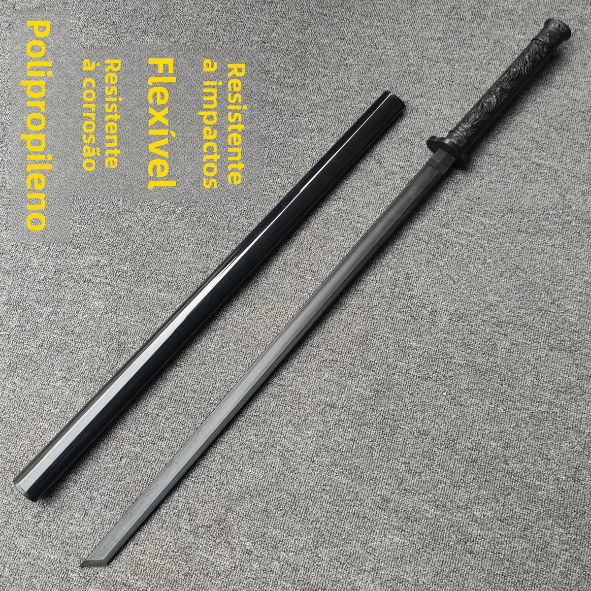 Epee-de-cross-sword-en-plastique-et-acier-trempe-a-haute-intensite-accessoires-d'entrainement-pour-arts-martiaux-jouet-pour-enfants-sans-marque-enregistree