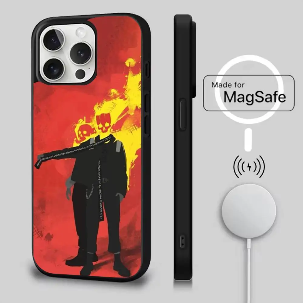 حافظة هاتف MUSIC Twenty One P-Pilots لهاتف iPhone 16,15,14,13,12,11,Pro,Max,Plus,Mini,SE4,E شحن لاسلكي مغناطيسي Magsafe #4