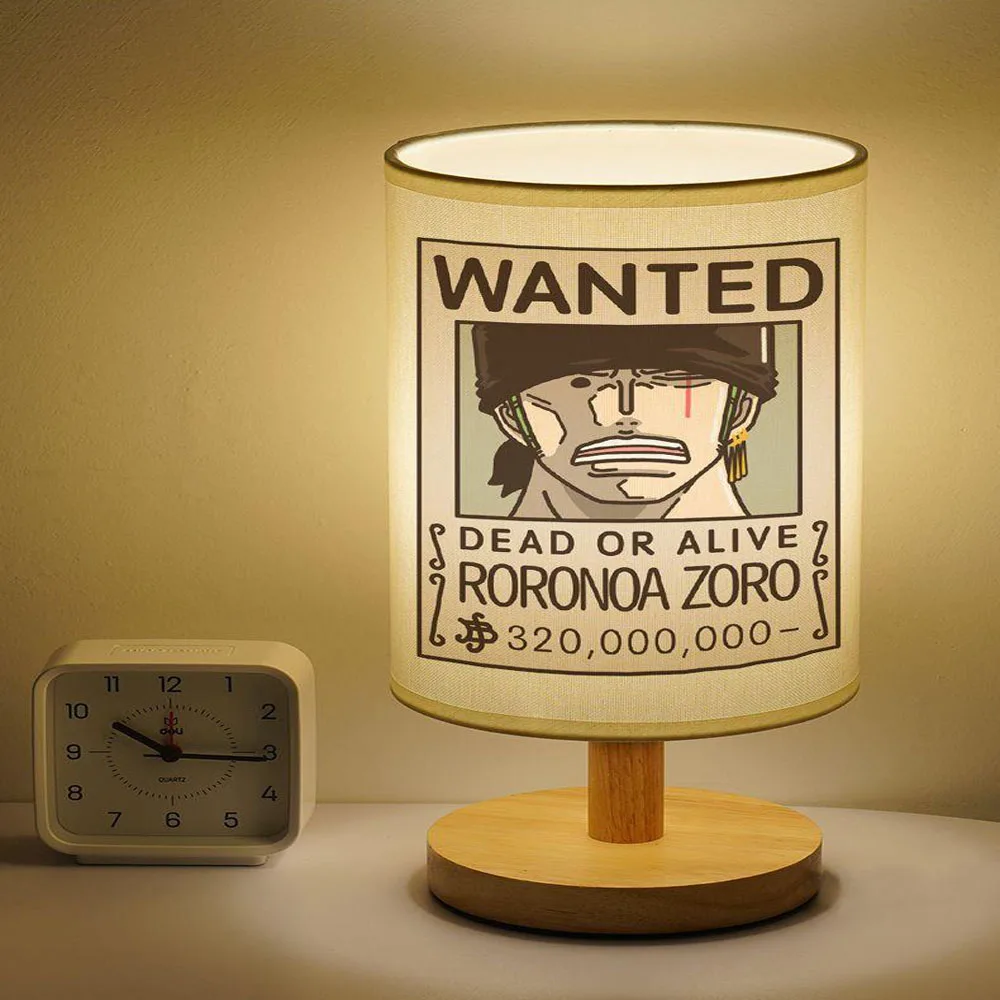 

Cartoon Anime One Piece Figure Zoro Sanji Luffy Chopper Doll Student Desk Night light Model Toys Birthday Gift
