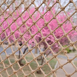 2x4 m Safety Net for Children Hemp Protection Net Children Autumn Safety Insulation Net Indoor Outdoor Climbing Swing Fence Roof