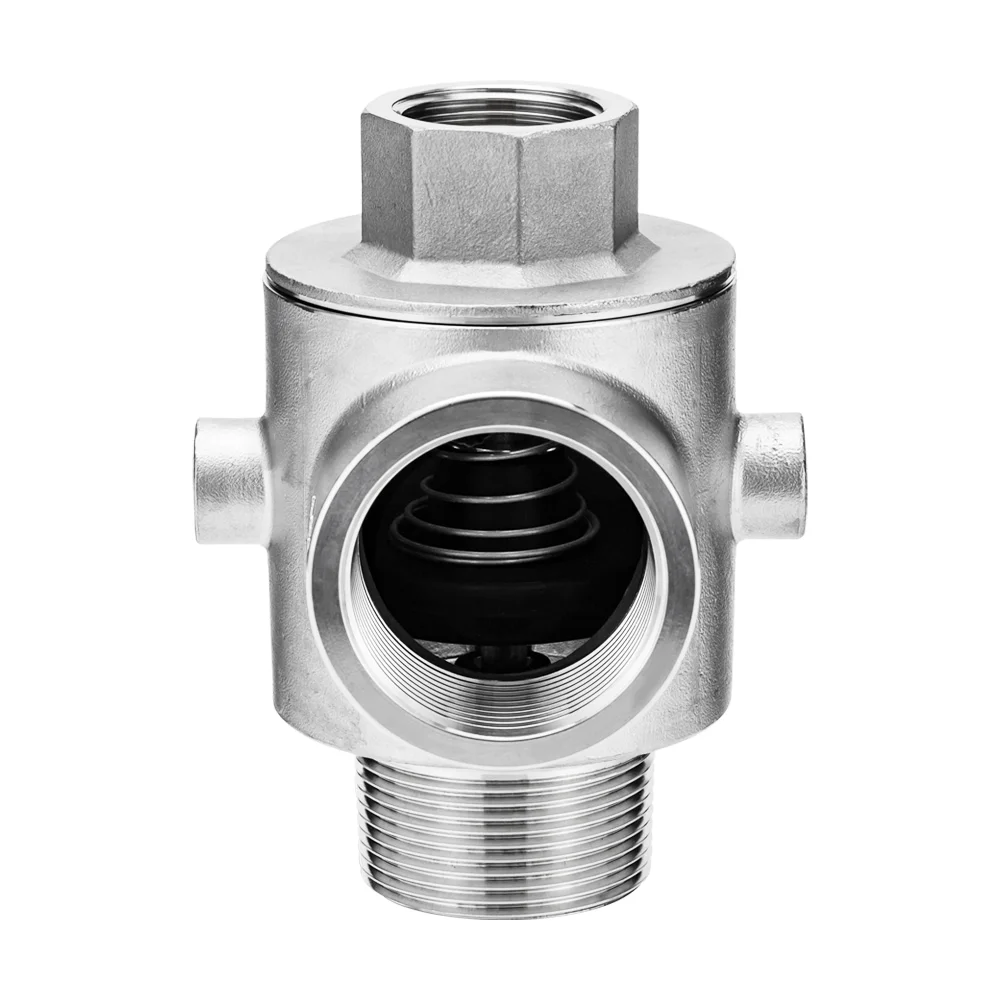 

FNPT Threaded 1-1/4" Plumbing Solution Hydraulic 5 Way Check Valve OEM ODM SUS304 Pump Use