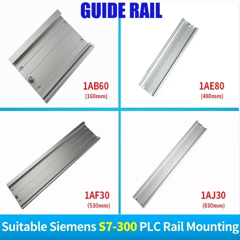 Amsamotion Guide Rail Suitable Siemens S7-300 PLC Mounting Rail 6ES7390-1AE80-0AA0 1AB60 1AF30 1AJ30 1AE80