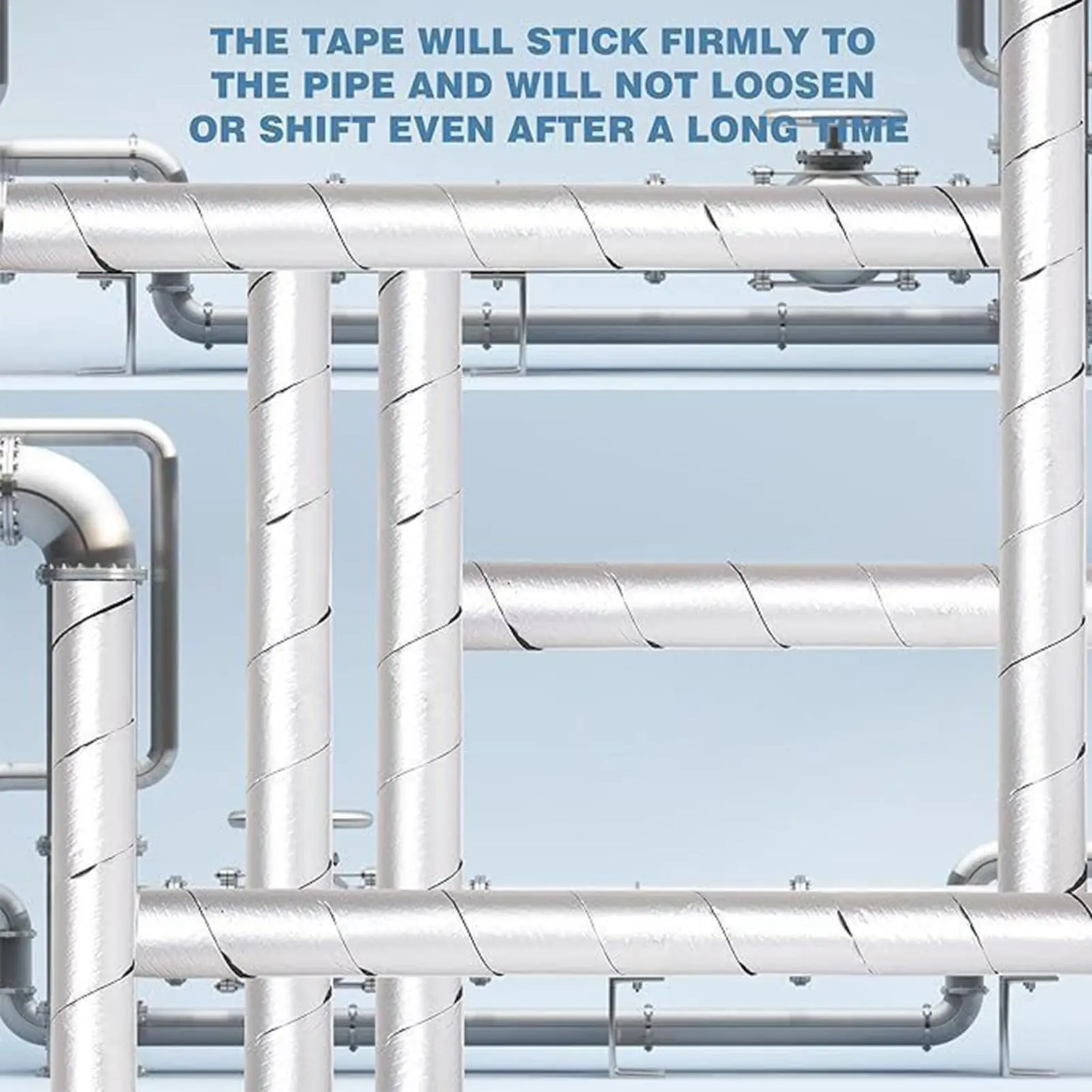 Aislamiento de tuberías de espuma, envoltura de enfriamiento de calefacción de alta densidad, envoltura de tuberías de espuma para puertas, ventanas, clima frío, aire acondicionado de invierno