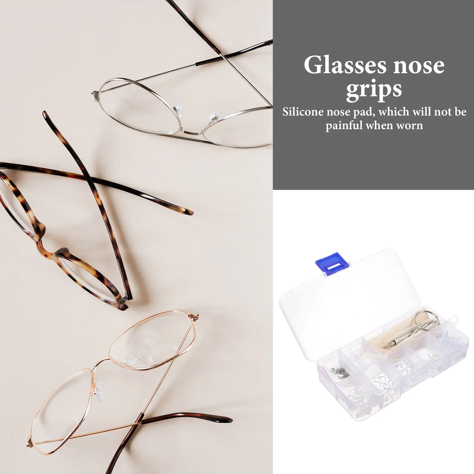 

Silicone Nose Pads Replacement Eyeglass Glasses Eyeglasses Anti Slip Anti-slip for Soft