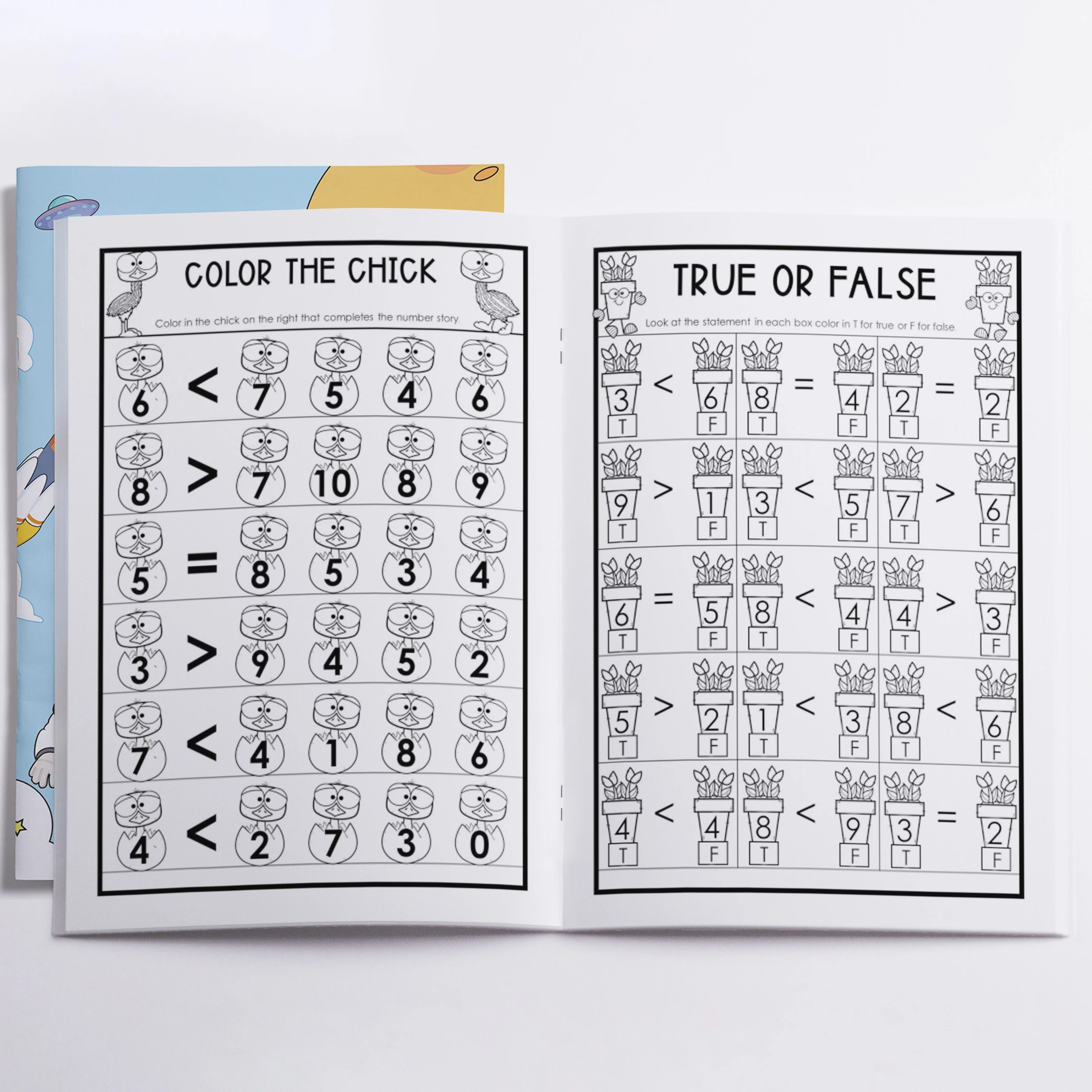 Learning Workbook Preschool - Cahier d’exercices de mathématiques pour enfants,